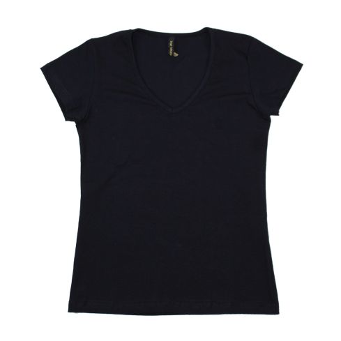Blusa Básica Feminina Gola V