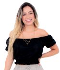 Cropped De Renda Cigana Glass Doll