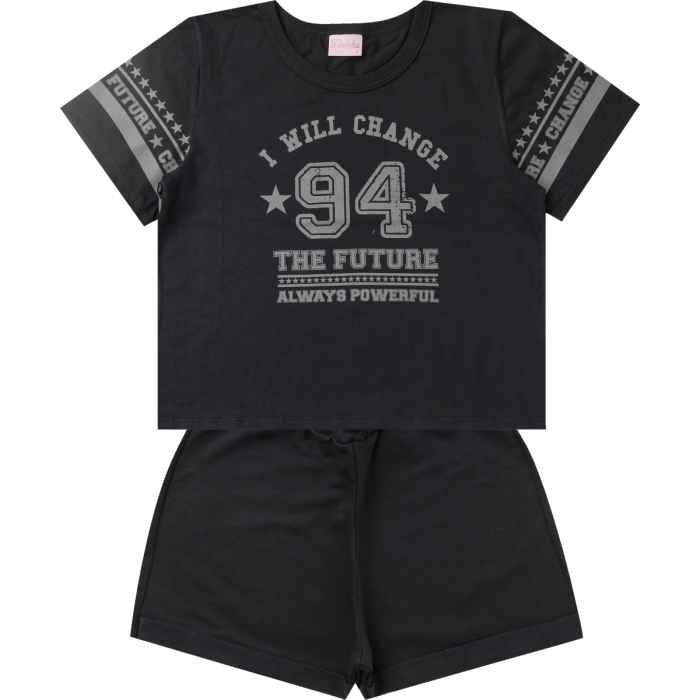 Conjunto Menina com estampa