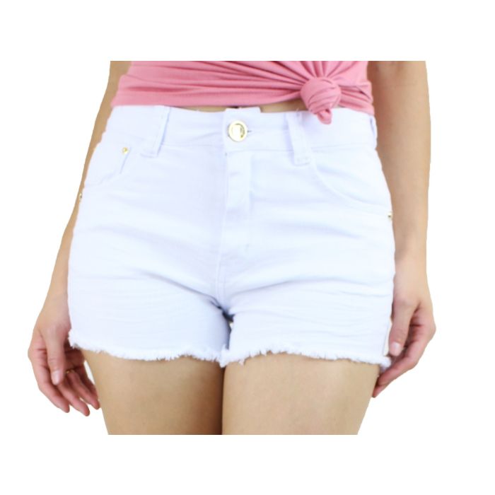 Shorts Com Barra Desfiada Pisom